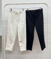 Zita Cotton Pants - White