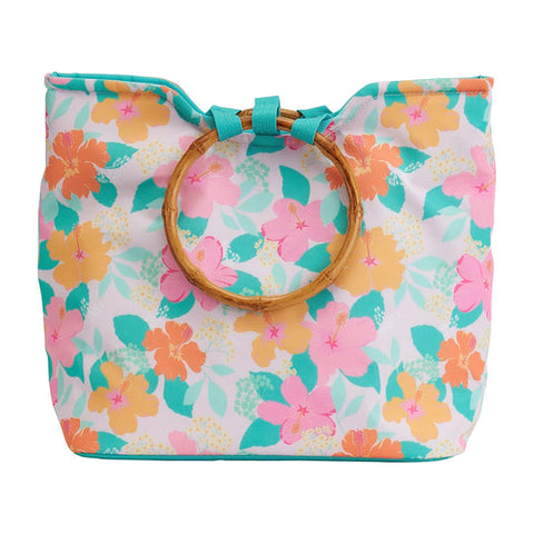 Insulated Tote Bag - Hibiscus