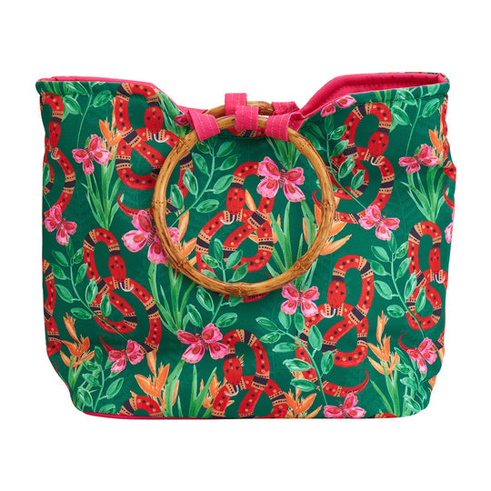 Insulated Tote Bag - Jungle Snake