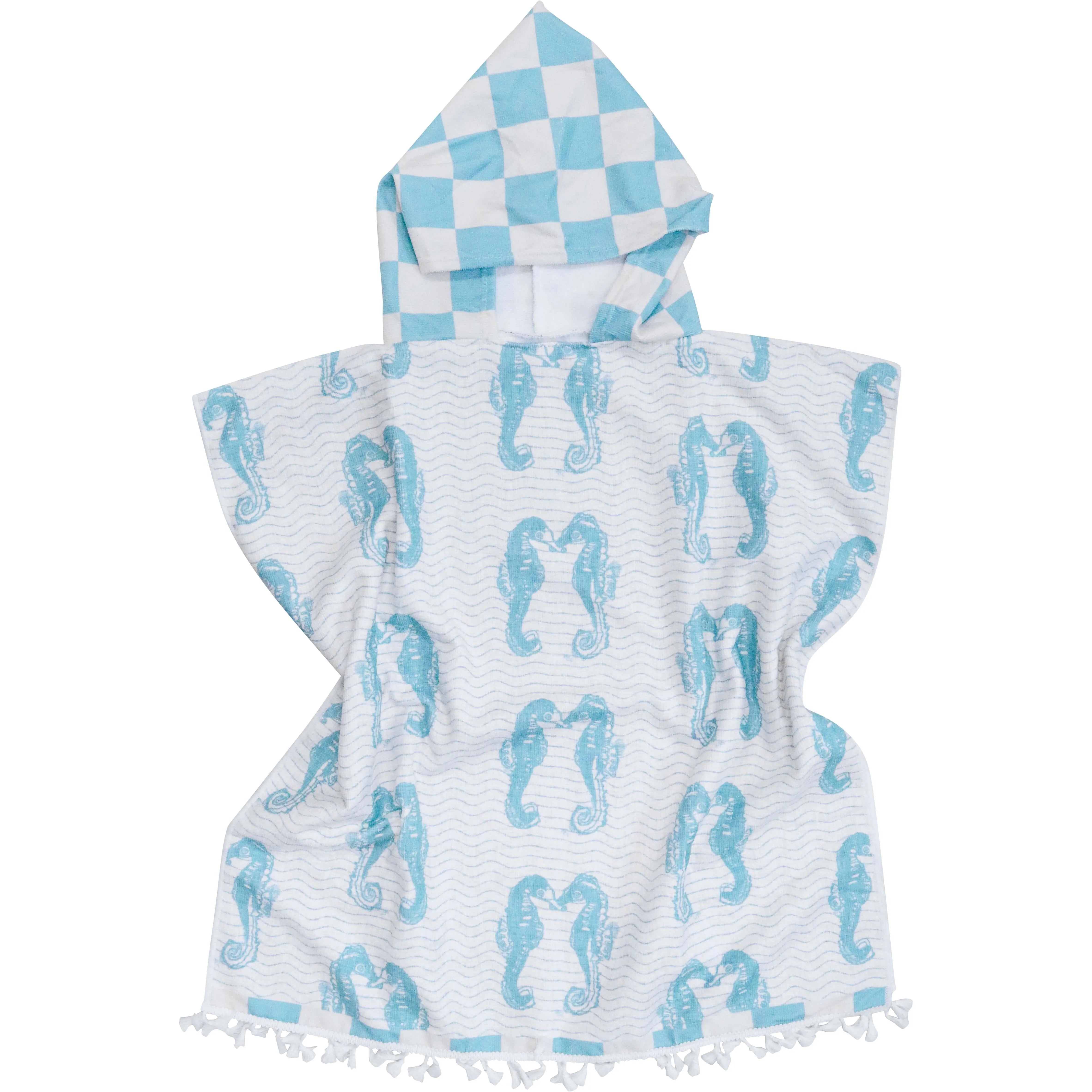 Kids Poncho - Sea Horse