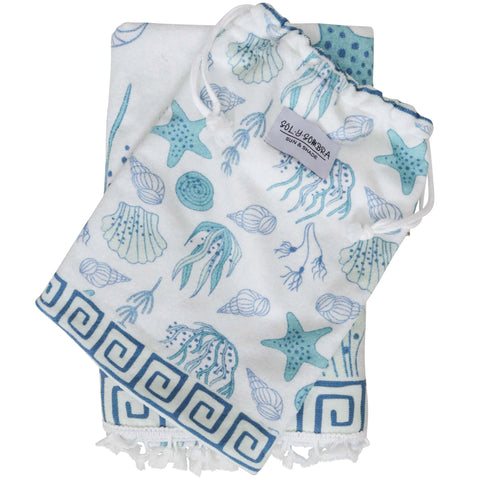 Kids Poncho - Sea Shell