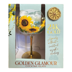 Golden Glamour Glass - Bee Sunny