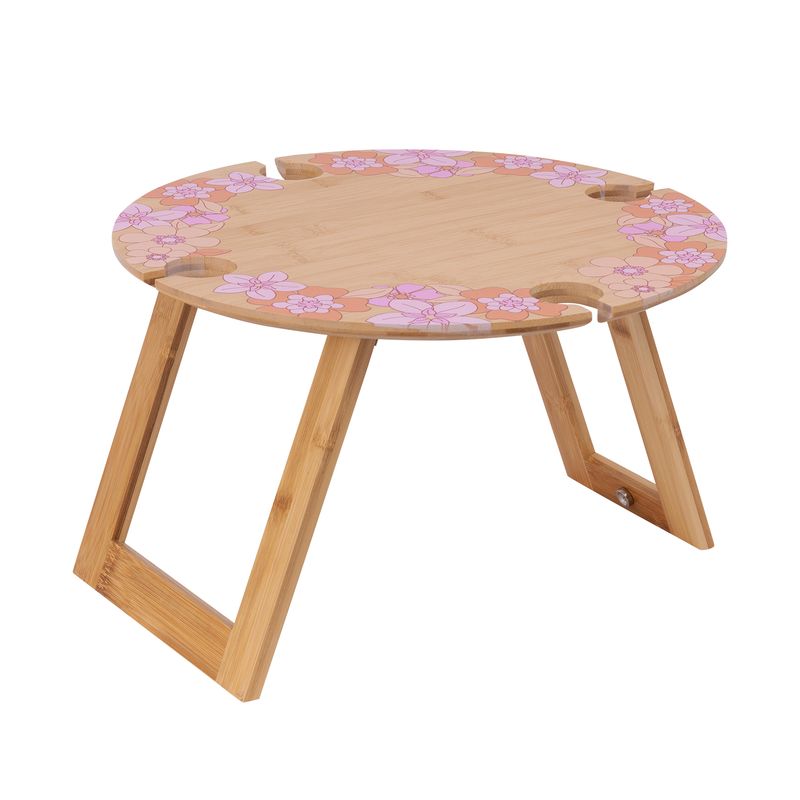 Retro Floral Picnic Table