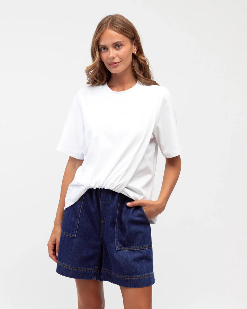 TUCK DETAIL TEE
