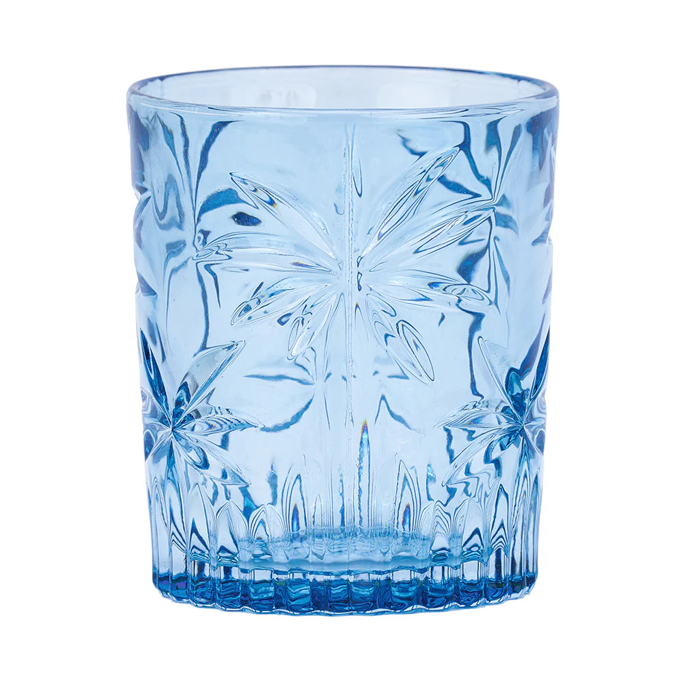 Tumbler Glass Set of 4 - Palm Trees