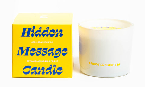Hidden Message Candle - Happy Birthday