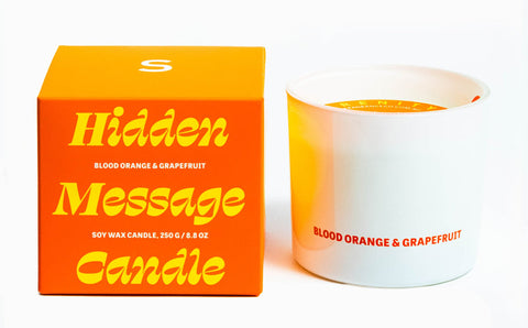 Hidden Message Candle - I Love You