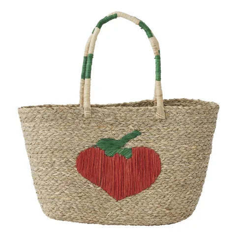 Strawberry Seagrass Tote Bag