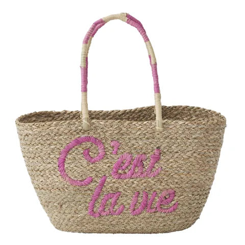 La Vie Seagrass Tote Bag