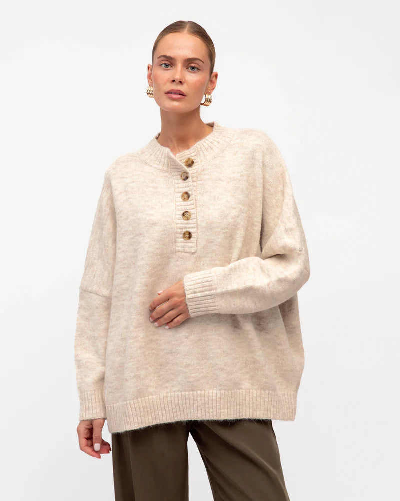 HALF PLACKET JUMPER