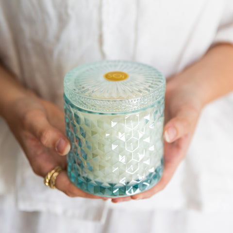 Lotus Blossom Acai Shimmer Candle 15oz