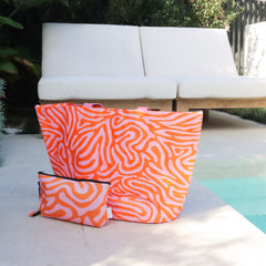 Beach Bliss Swirl Neoprene Pouch