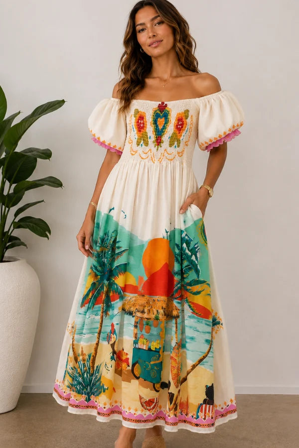 Puff Sleeve Dress