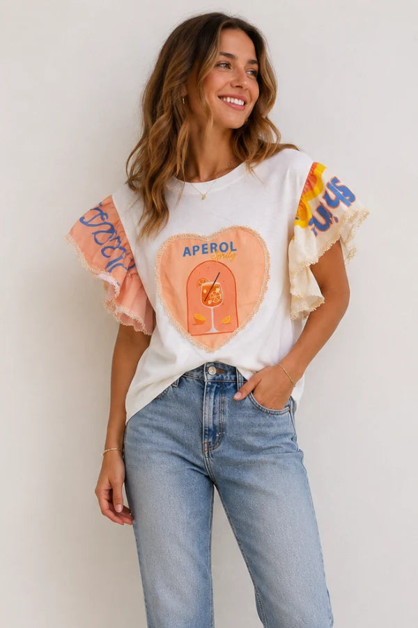Flutter Sleeve Tee