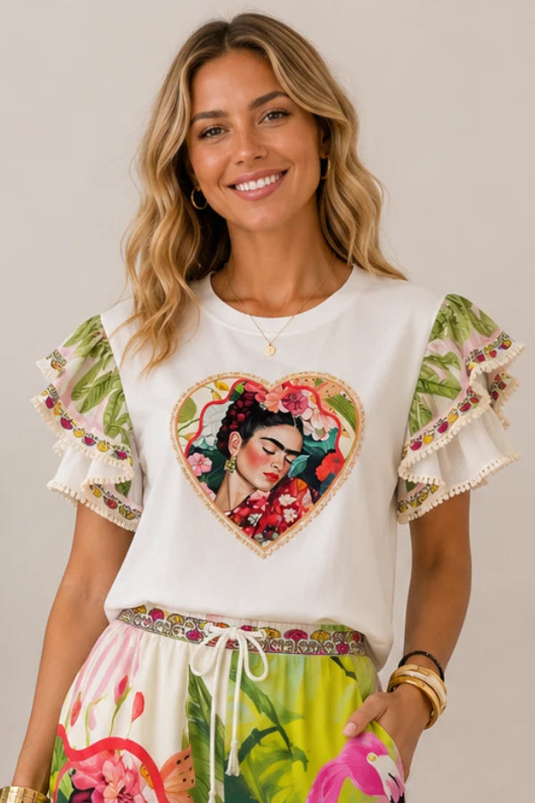 Flutter Sleeve Tee