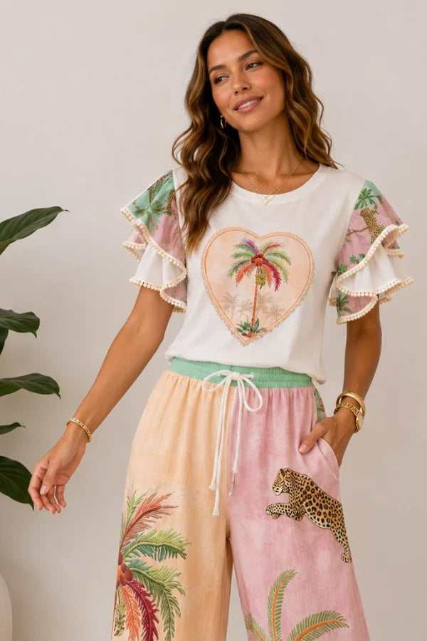 Flutter Sleeve Tee