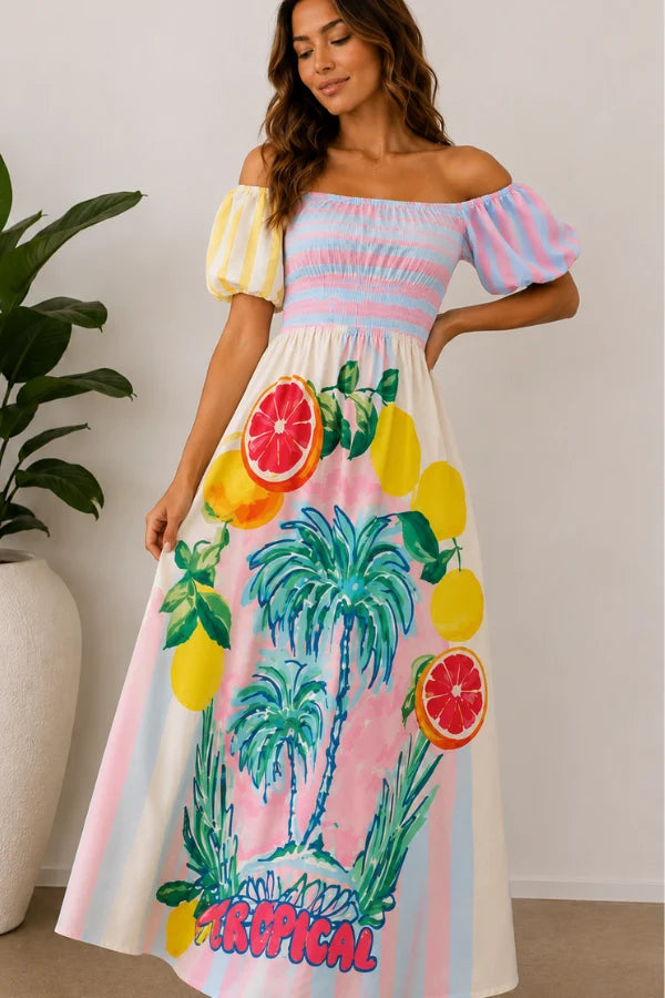 Puff Sleeve Dress