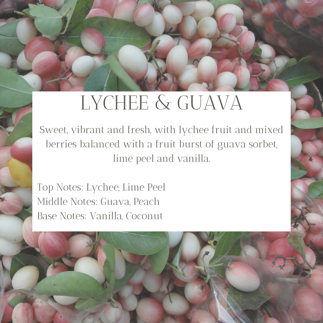 350g Lychee & Guava Candle
