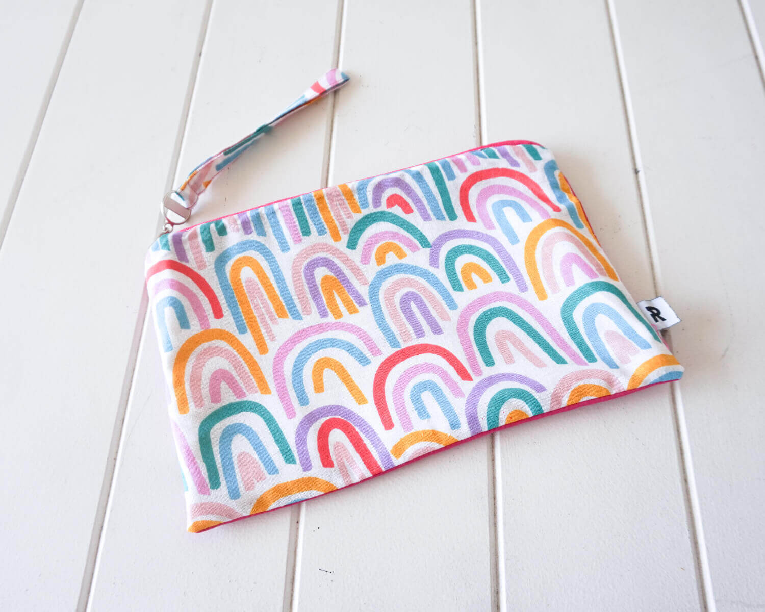 Abstract Rainbow Pouch